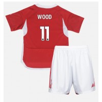 Nottingham Forest Chris Wood #11 Hemmatröja Barn 2023-24 Kortärmad (+ Korta byxor)